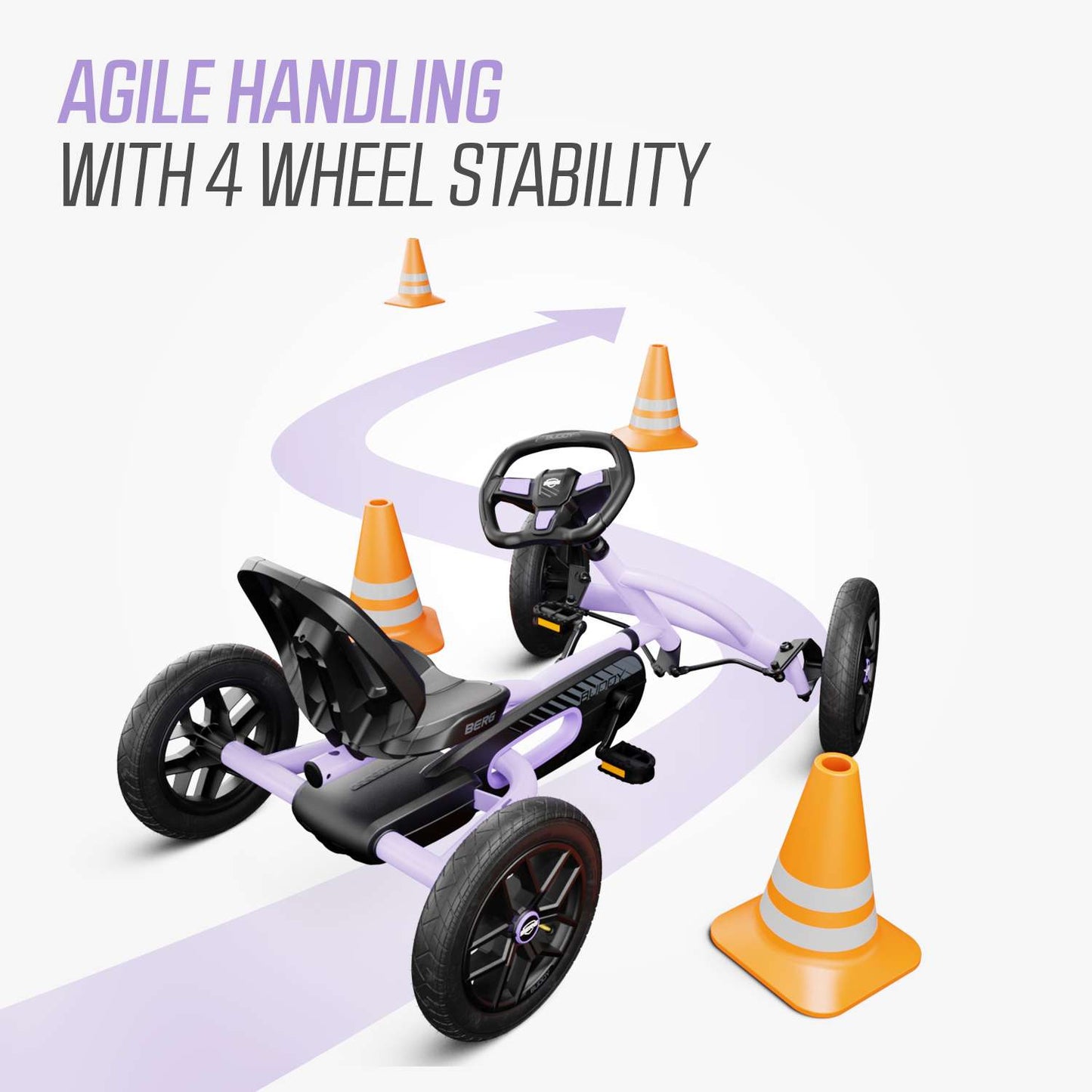 BERG Buddy Purple Gokart