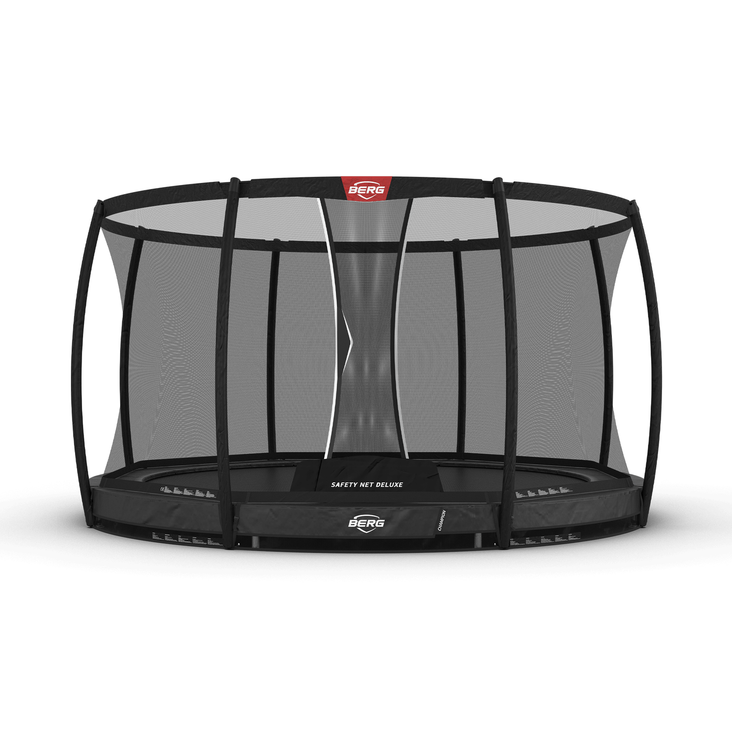 BERG Champion InGround 380 Grå Trampolin + Safety Net Deluxe