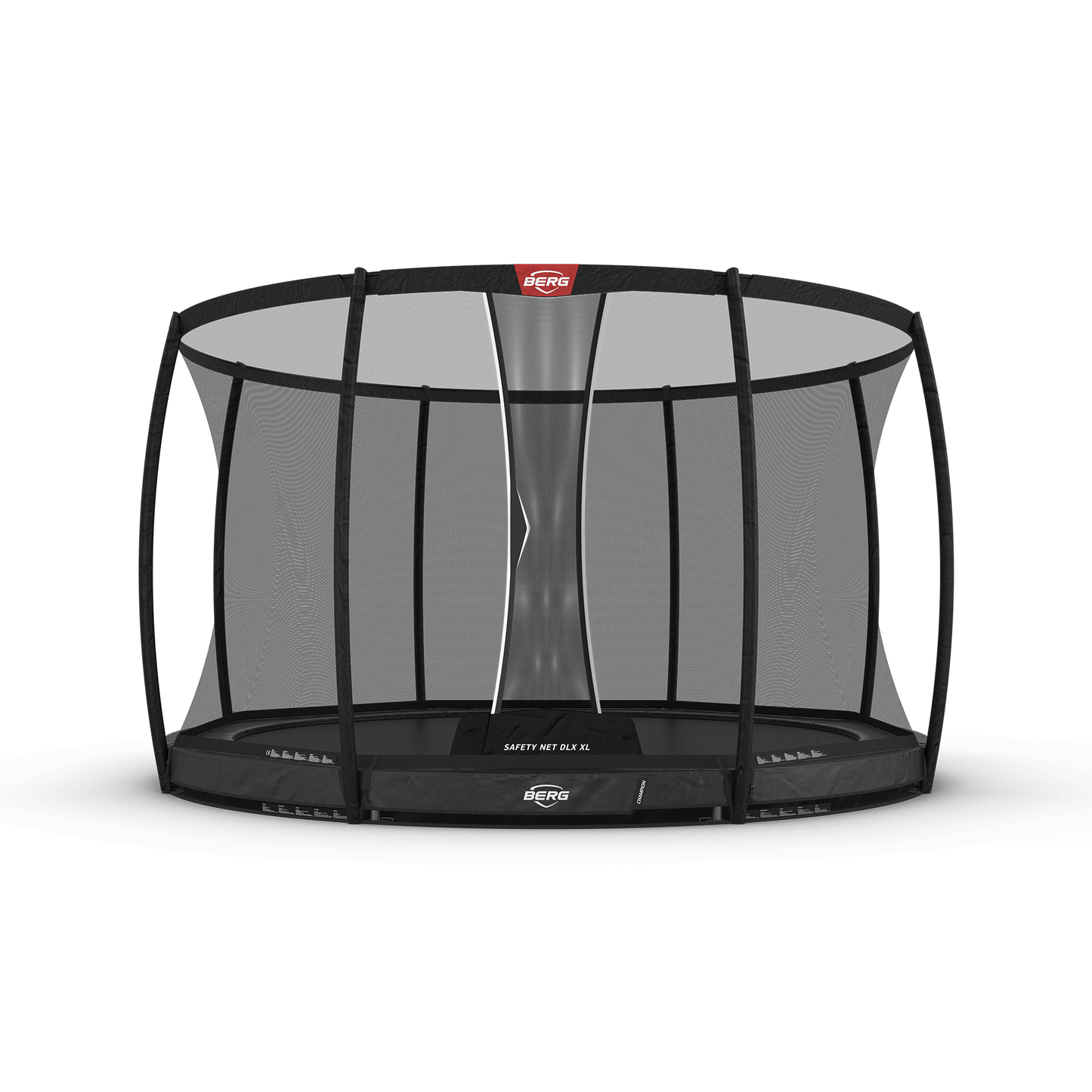 BERG Champion InGround 430 Grå Trampolin + Safety Net DLX XL