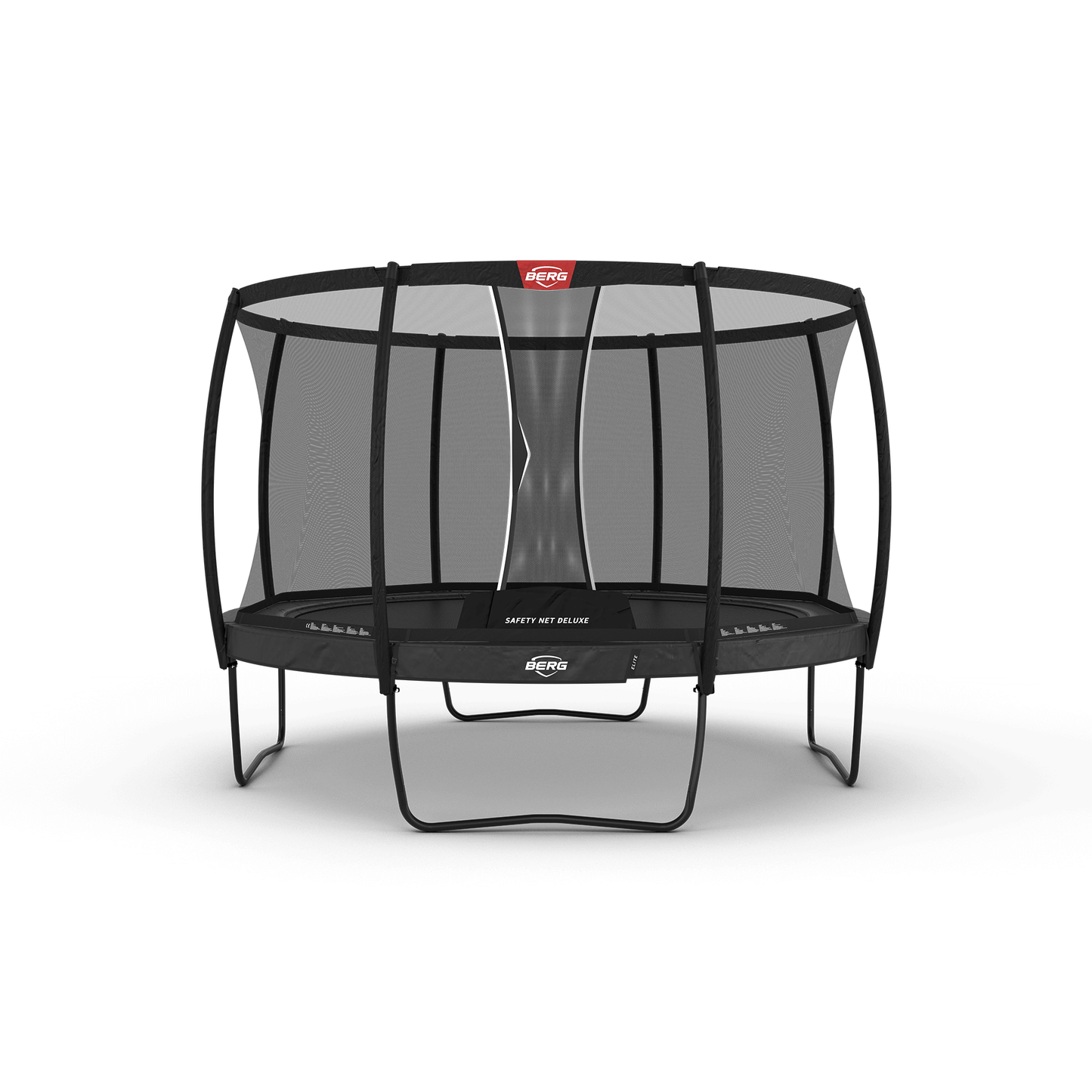 BERG Elite Regular 380 Grå Trampolin + Safety Net Deluxe