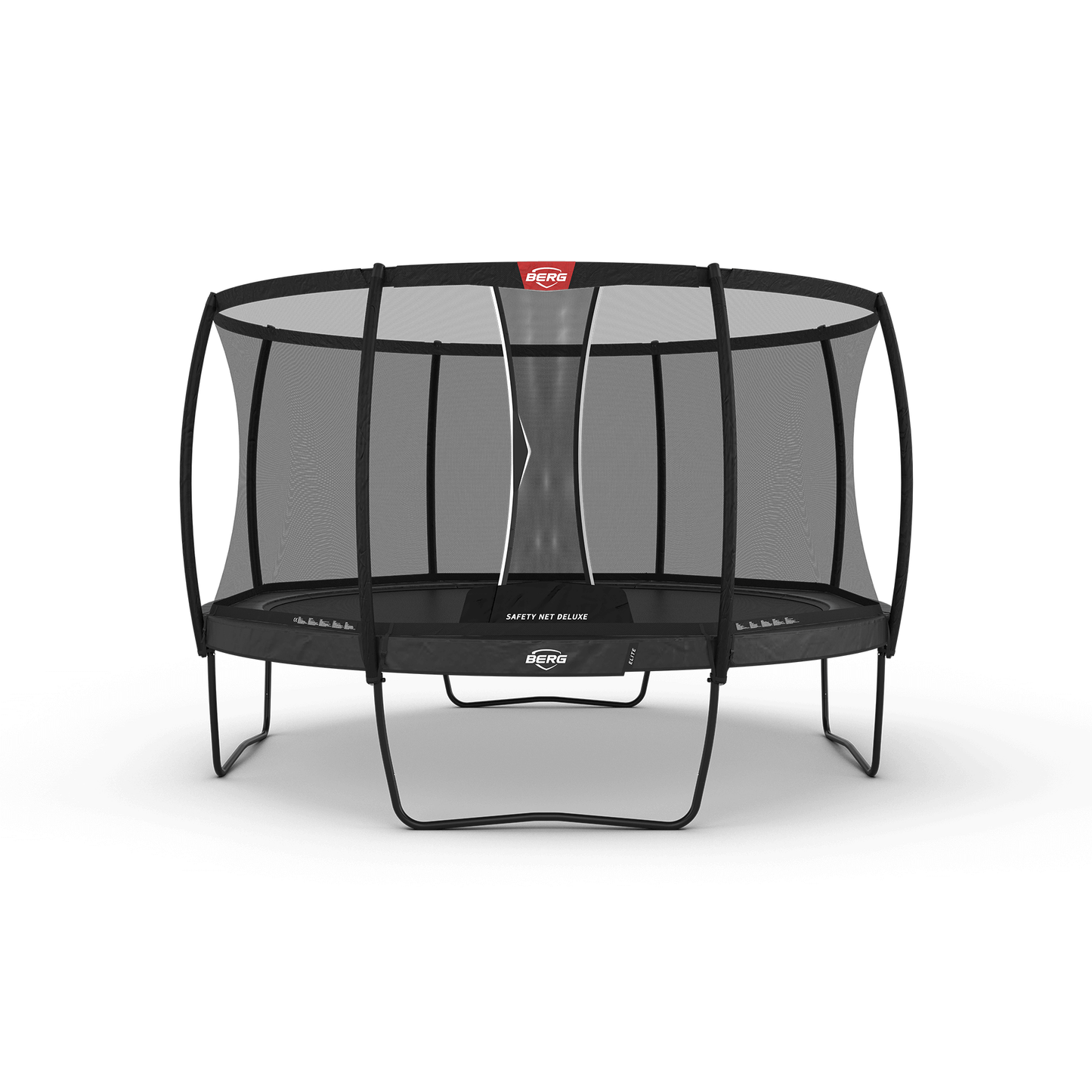 BERG Elite Regular 430 Grå Trampolin + Safety Net Deluxe