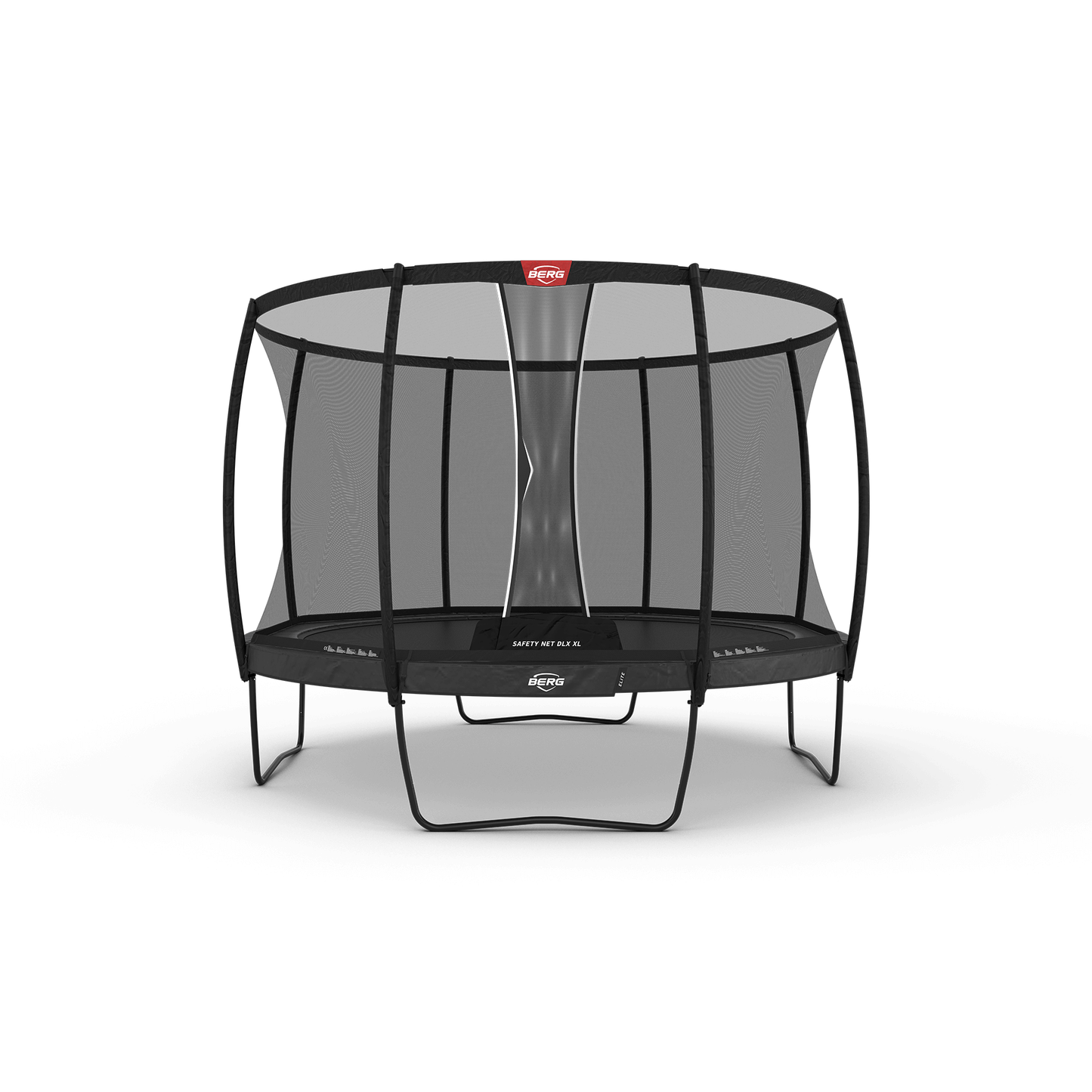 BERG Elite Regular 430 Grå Trampolin + Safety Net DLX XL