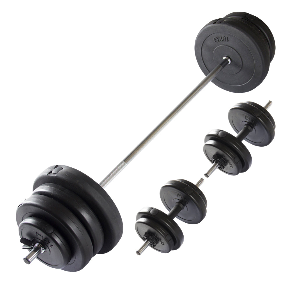 VirtuFit Vægtstangs- og Dumbbellsæt 60,5 kg
