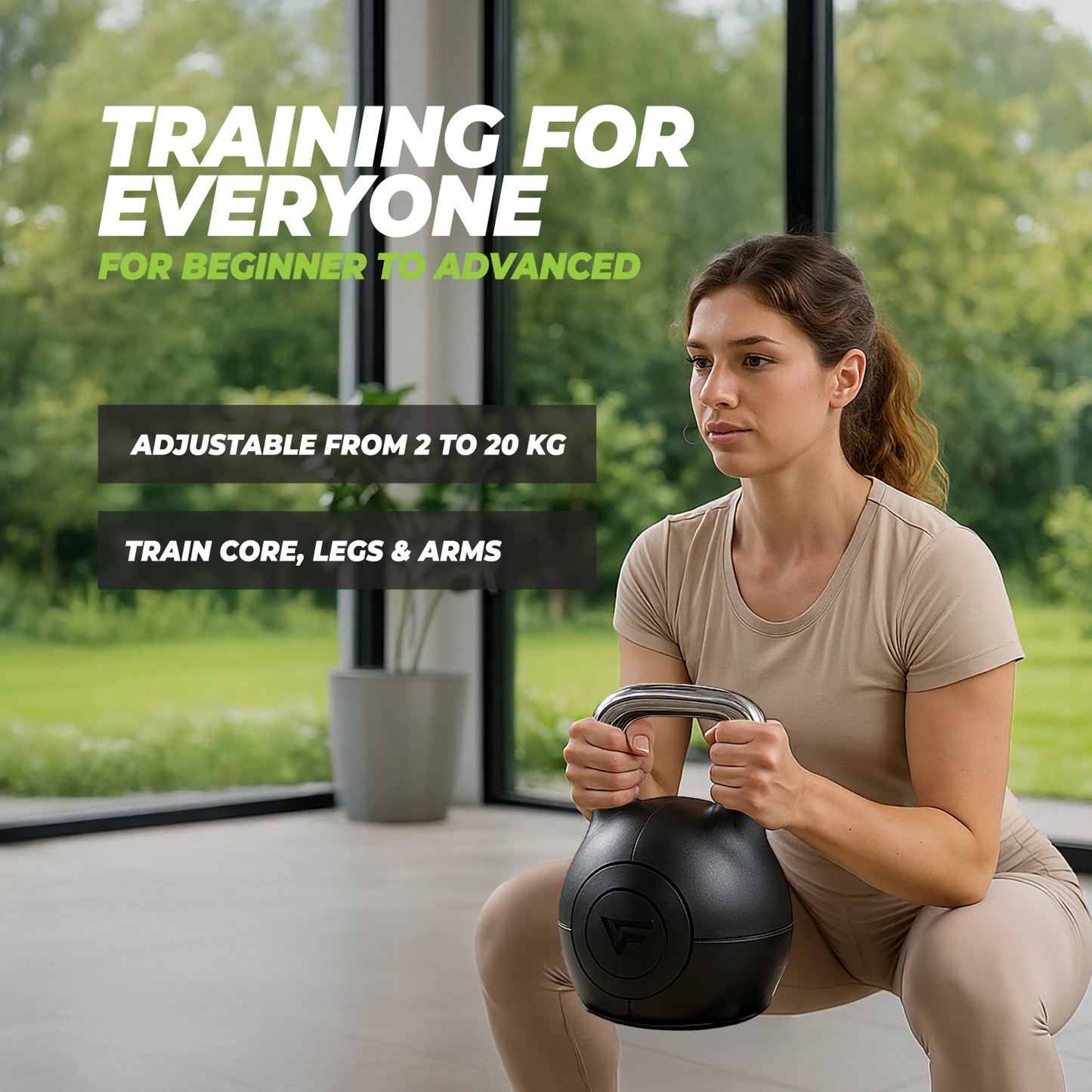 VirtuFit Justerbar Kettlebell