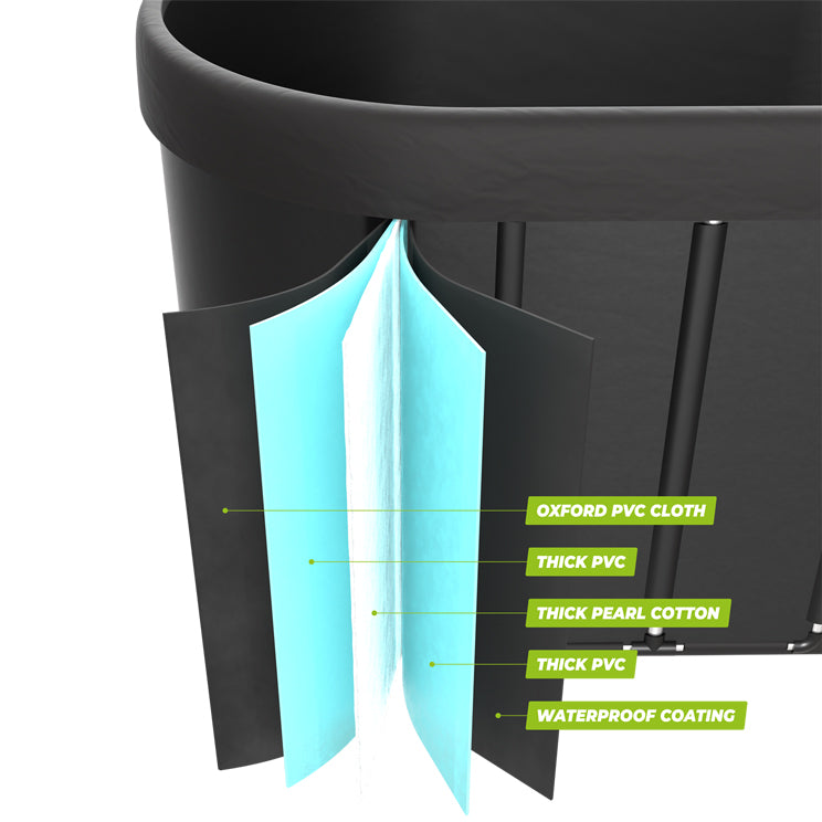 VirtuFit Oval Isbad - 500 liter