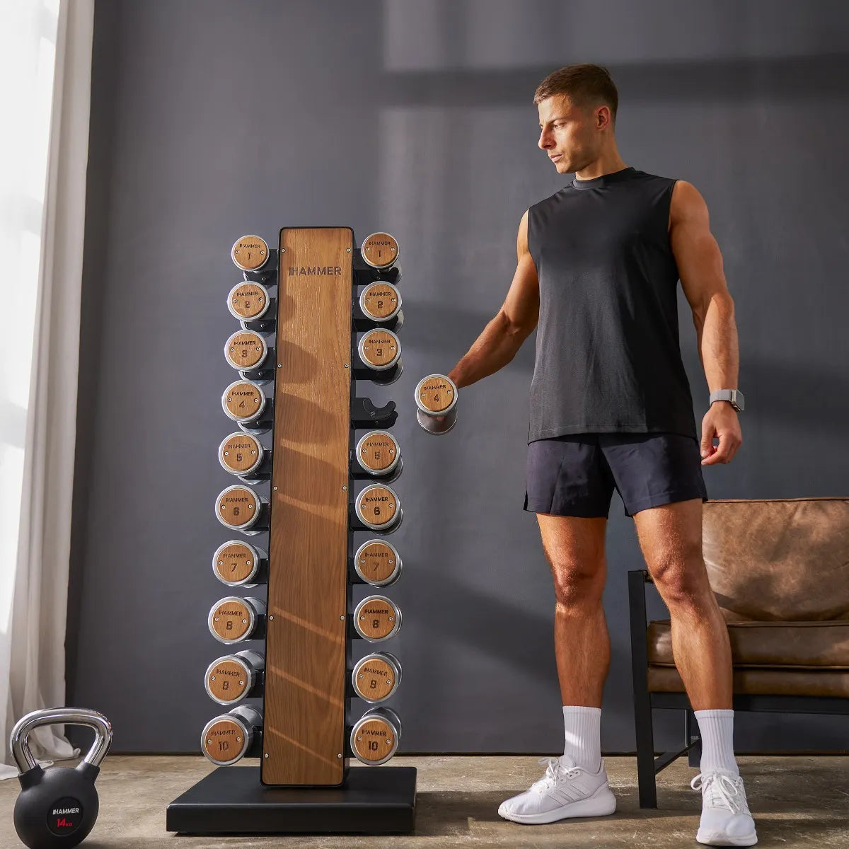 Hammer Dumbbell Tower Exclusive 1-10 kg