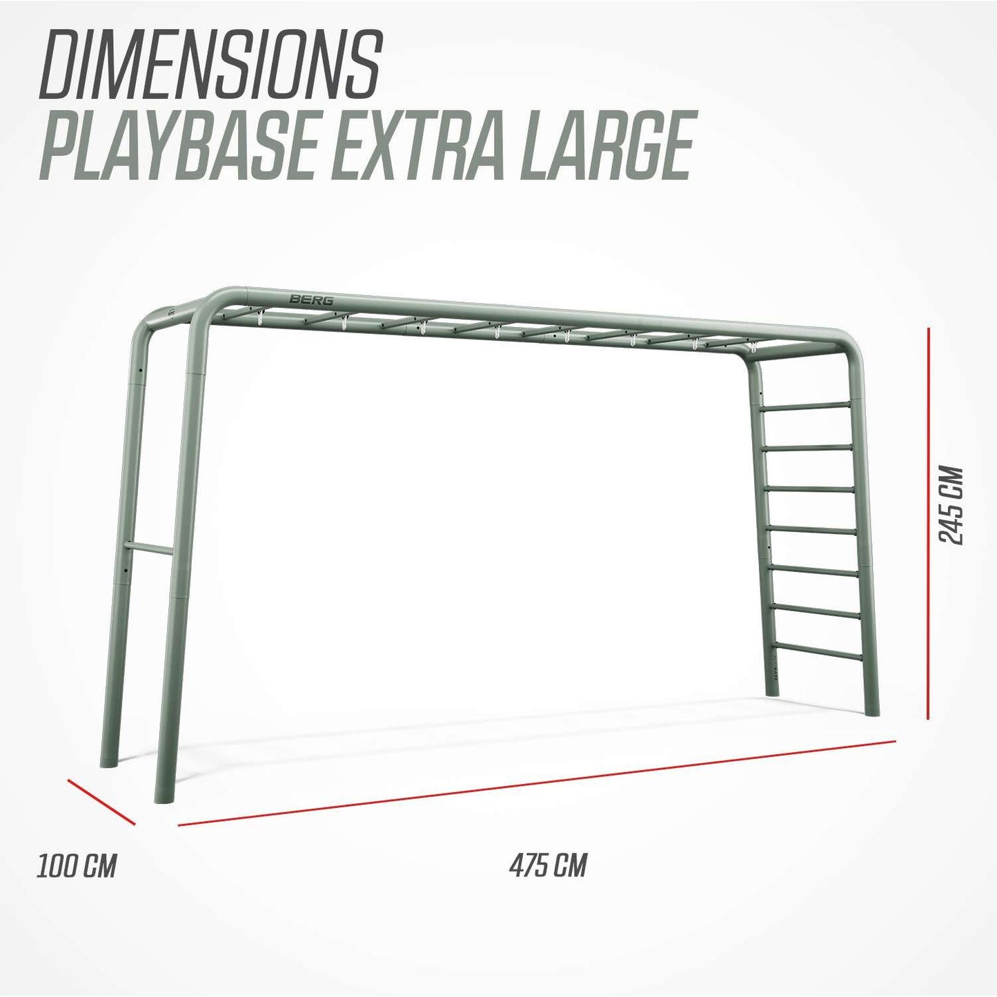 BERG PlayBase Extra Large Grøn