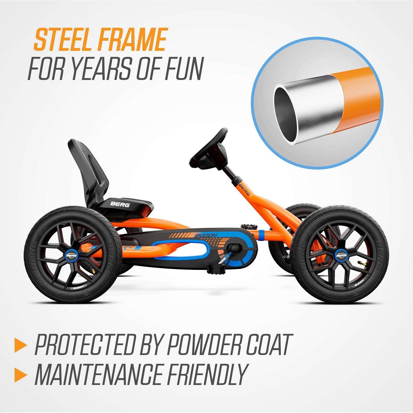 BERG Buddy B-Orange Gokart