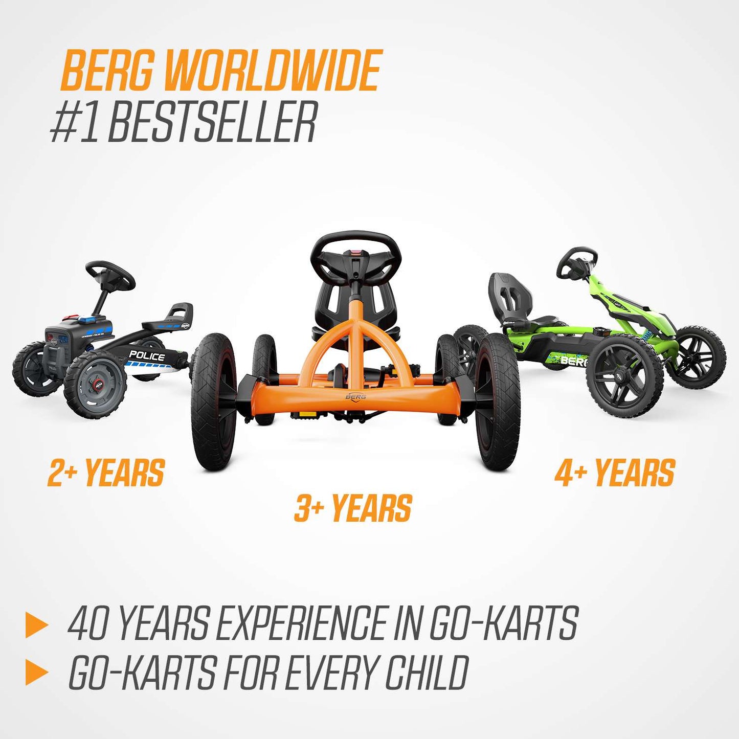 BERG Buddy B-Orange Gokart