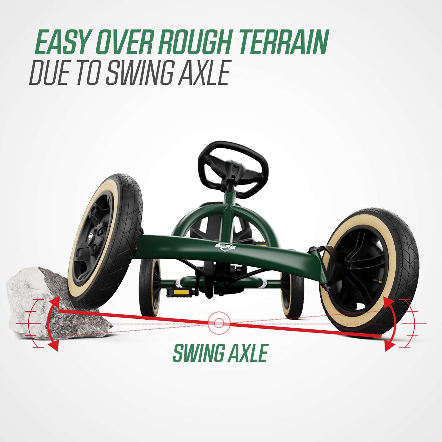 BERG Buddy Retro Green Gokart