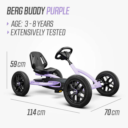 BERG Buddy Purple Gokart