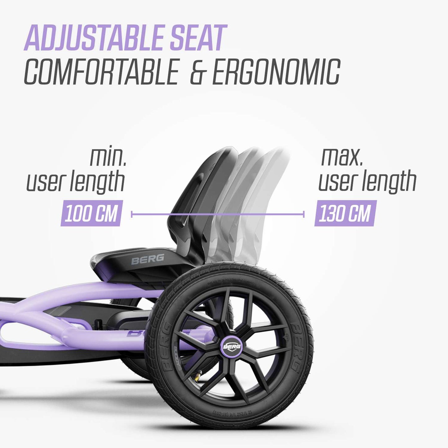 BERG Buddy Purple Gokart