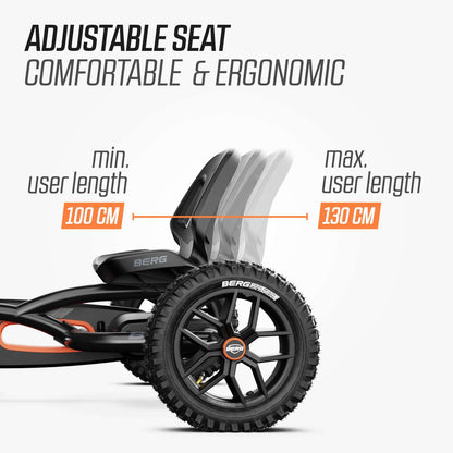 BERG Buddy Cross Black + Handbrake Gokart