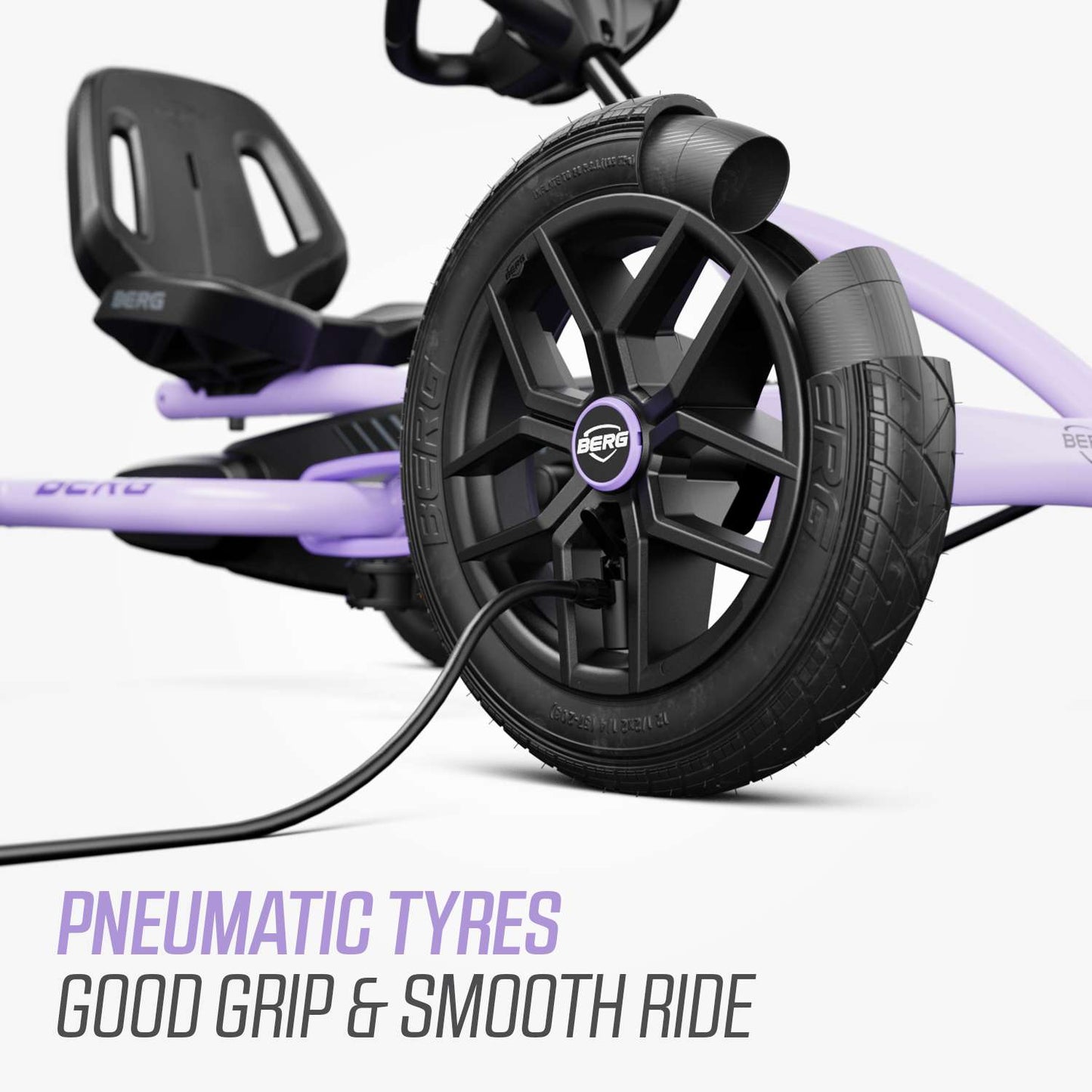 BERG Buddy Purple + Handbrake Gokart