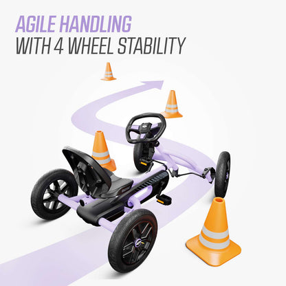 BERG Buddy Purple + Handbrake Gokart