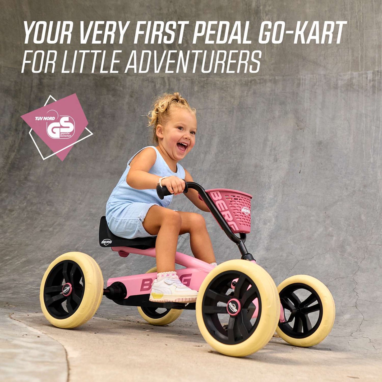 BERG Buzzy Pink Gokart