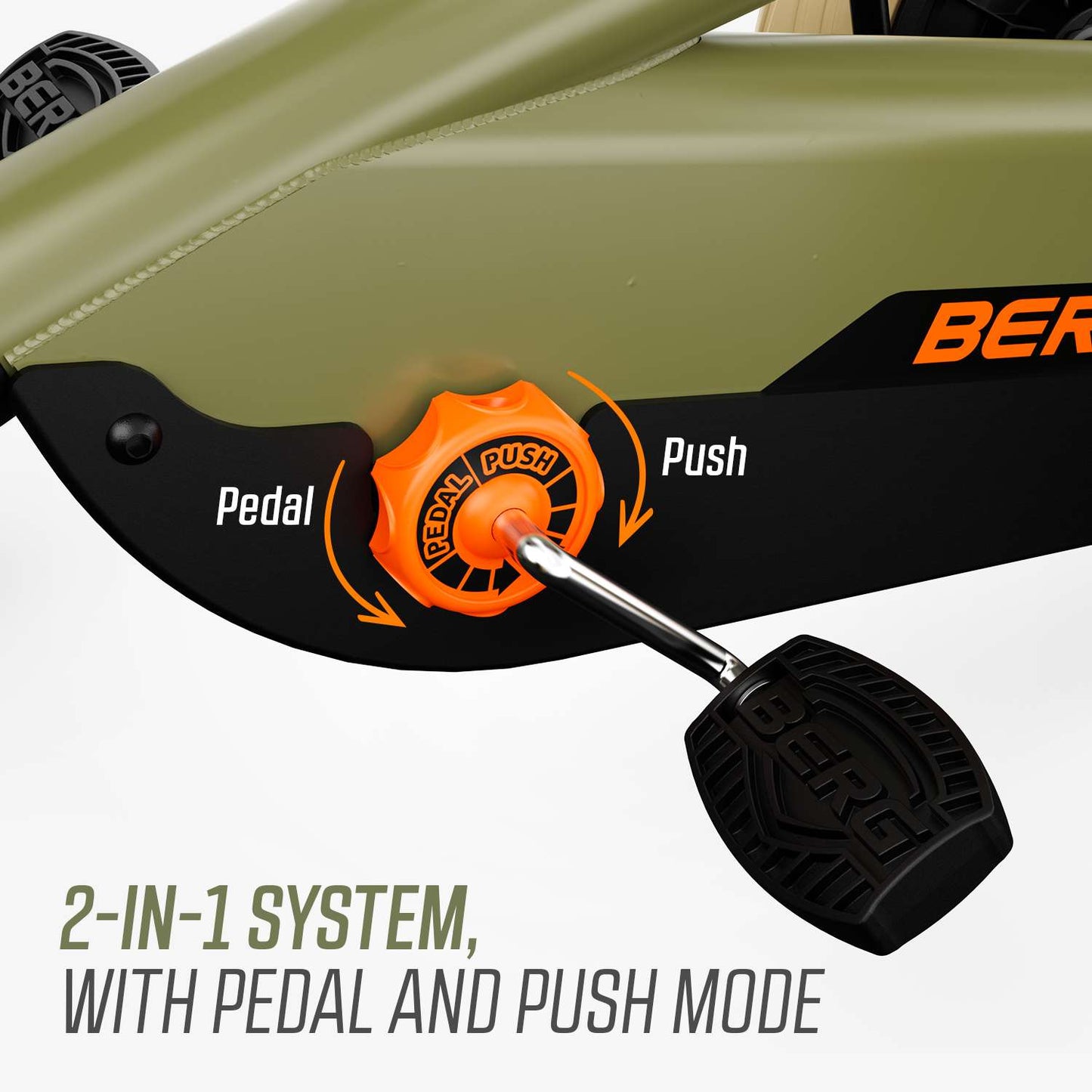 BERG Buzzy Retro 2-in-1 Green Gokart