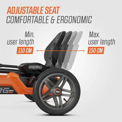 BERG Rally NRG Orange Gokart