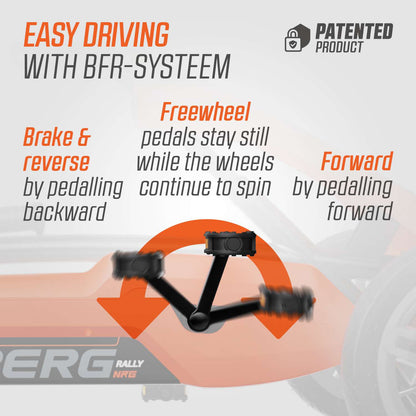 BERG Rally NRG Orange Gokart