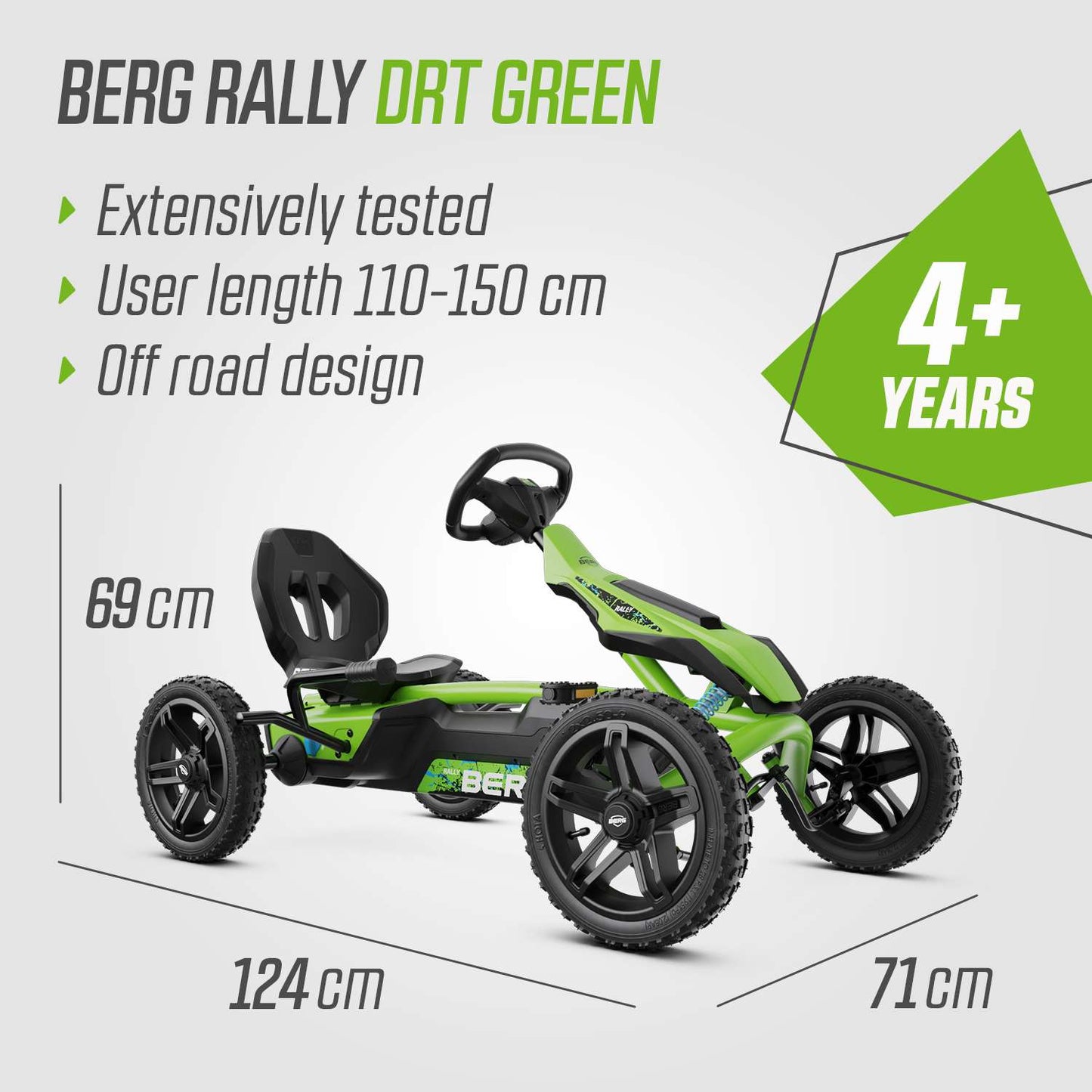 BERG Rally DRT Green Gokart