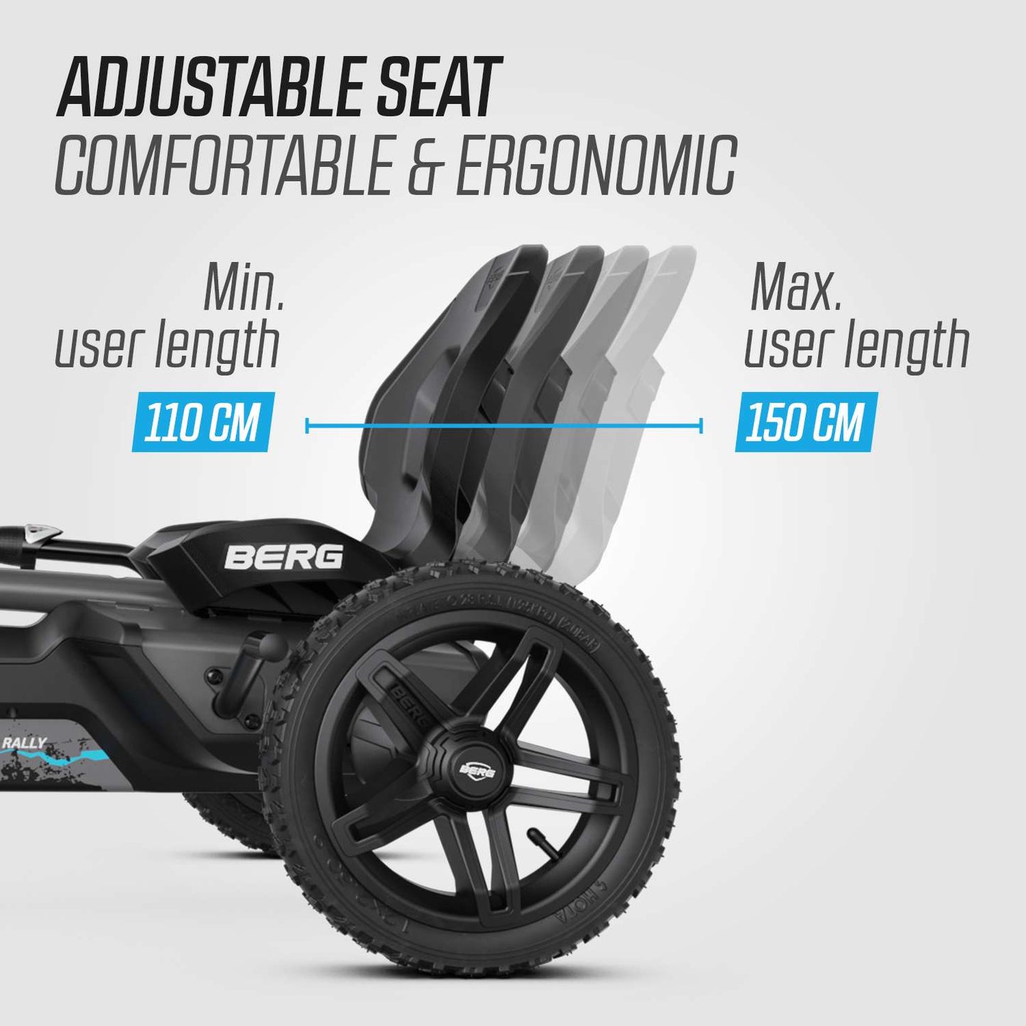 BERG Rally DRT Black 3 Gears Gokart