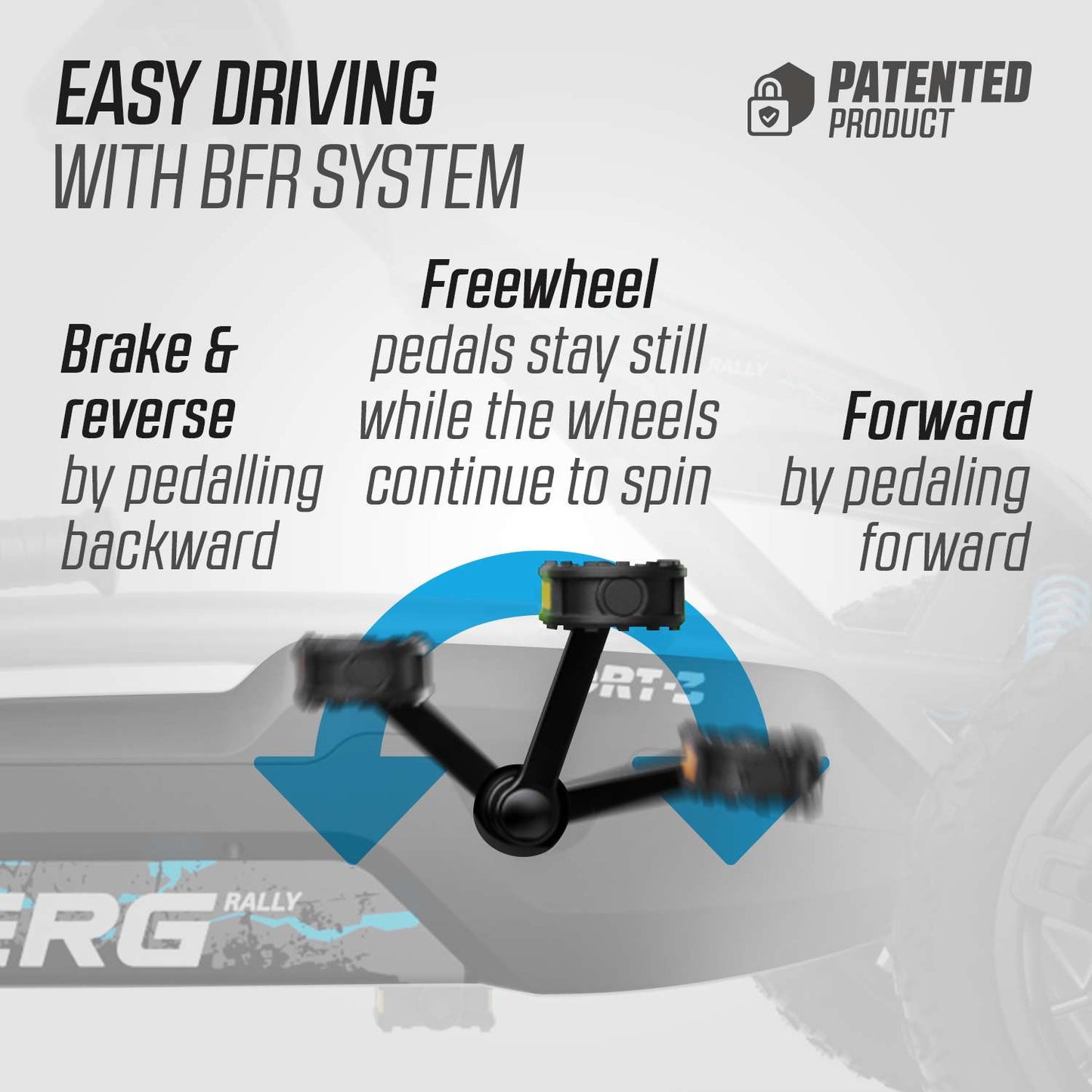 BERG Rally DRT Black 3 Gears Gokart