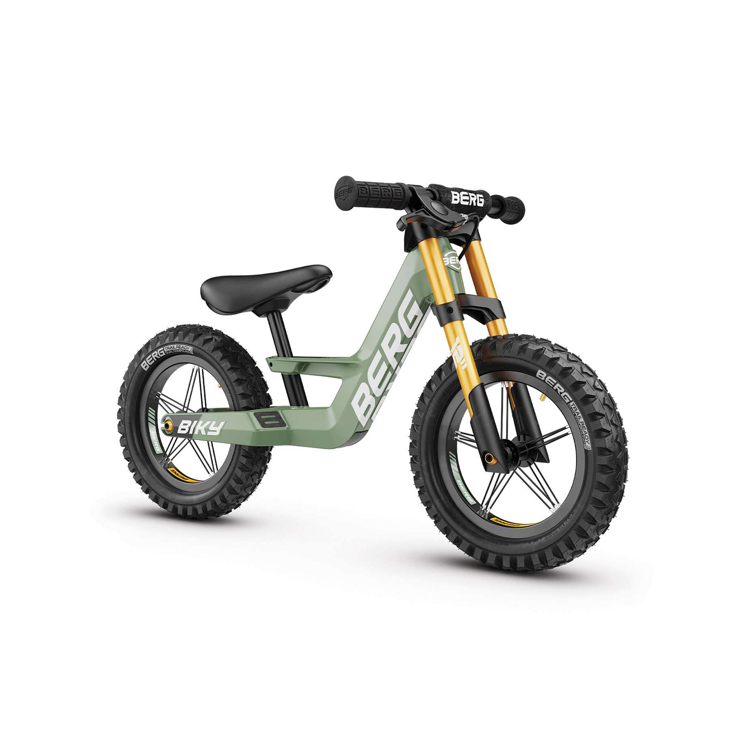 BERG Biky Cross Grøn Handbrake Løbecykel