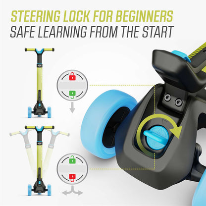 BERG Nexo Foldable Lime Løbehjul