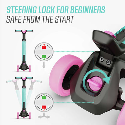 BERG Nexo Foldable Mint Løbehjul