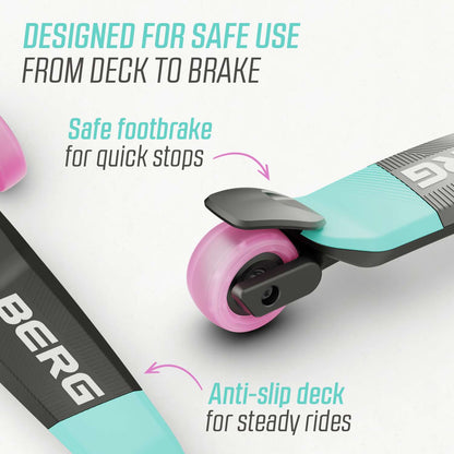 BERG Nexo Foldable Mint Løbehjul