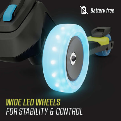 BERG Nexo Foldable Lights LED-deck Lime Løbehjul
