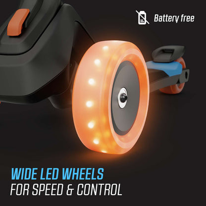 BERG Nexo Foldable Lights LED-deck Blue Løbehjul