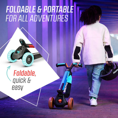 BERG Nexo Foldable Lights LED-deck Red Løbehjul