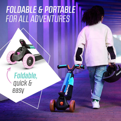 BERG Nexo Foldable Lights Mint Løbehjul
