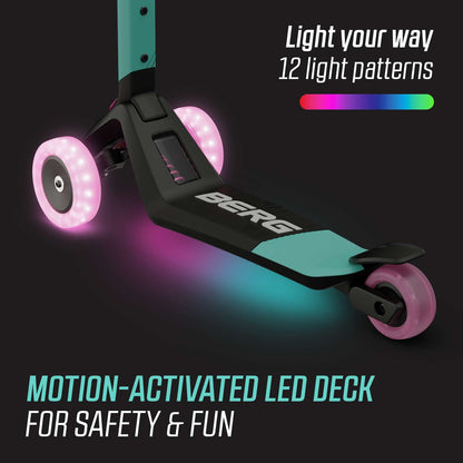 BERG Nexo Foldable Lights LED-deck Mint Løbehjul