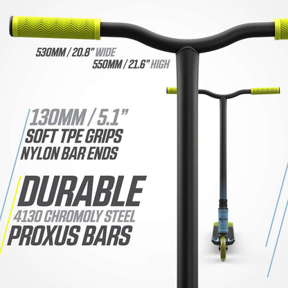 BERG Proxus X1 Blue/Lime Løbehjul