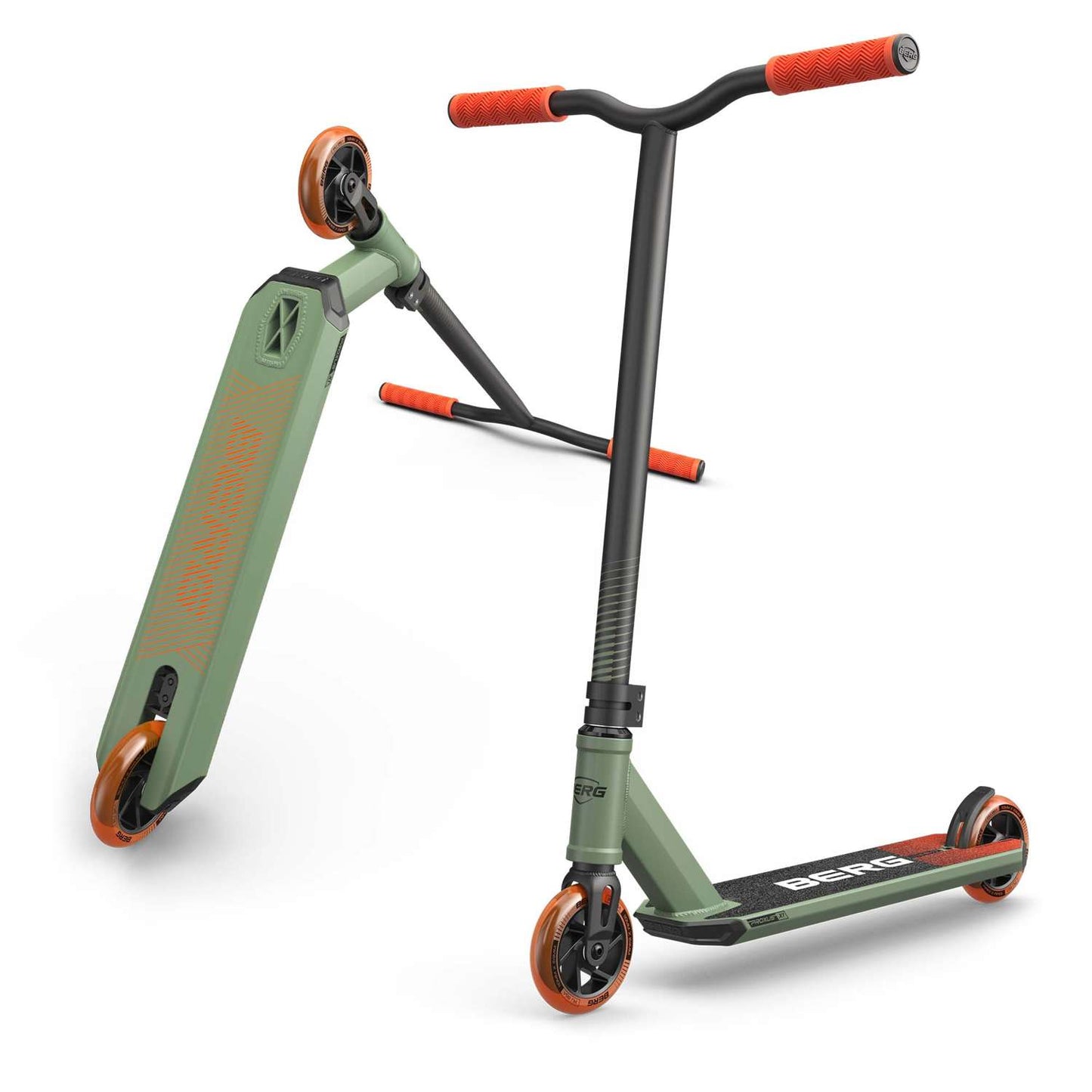 BERG Proxus X1 Green/Orange Løbehjul