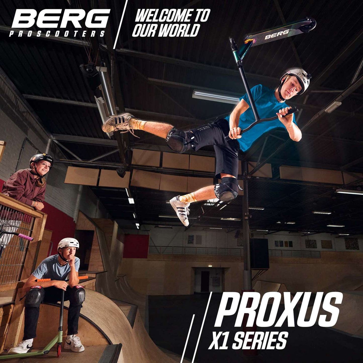 BERG Proxus X1 Neochrome/Black Løbehjul
