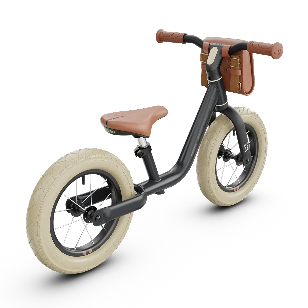 BERG MOOV 12 Retro Sort Løbecykel