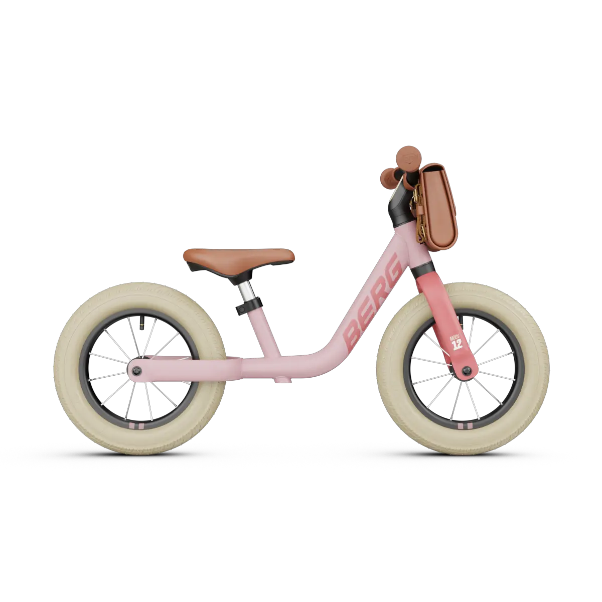 BERG MOOV 12 Retro Pink Løbecykel
