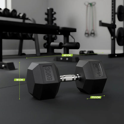 VirtuFit Hex Håndvægt 30 kg