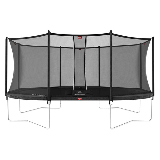 BERG Grand Favorit Regular 520 Grå Trampolin + Safety Net Comfort