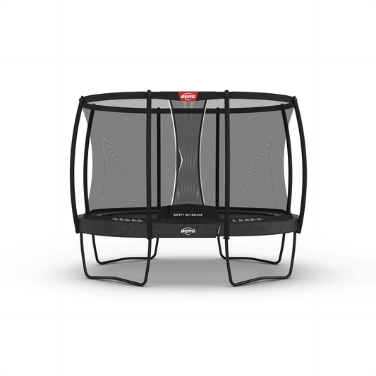 BERG Grand Champion Regular 350 Grå Trampolin + Safety Net Deluxe