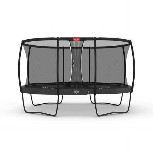 BERG Grand Champion Regular 470 Grå Trampolin + Safety Net Deluxe