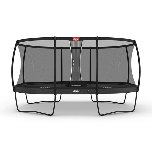BERG Grand Champion Regular 520 Grå Trampolin + Safety Net Deluxe