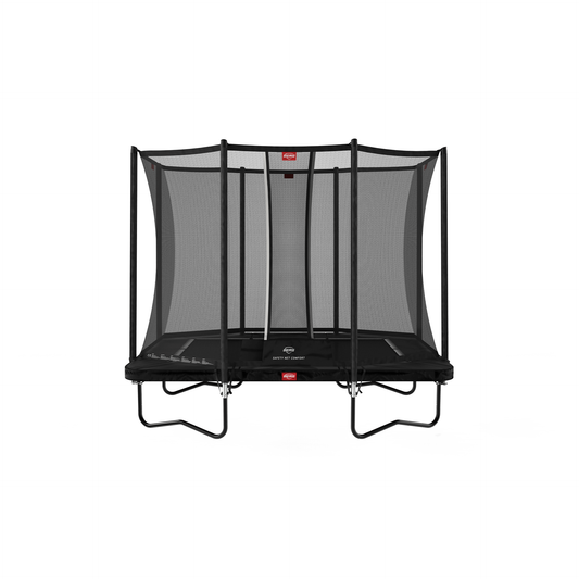 BERG Ultim Favorit Regular 280 Sort Trampolin + Safety Net Comfort