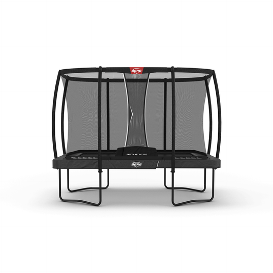 BERG Ultim Champion Regular 330 Grå Trampolin + Safety Net Deluxe