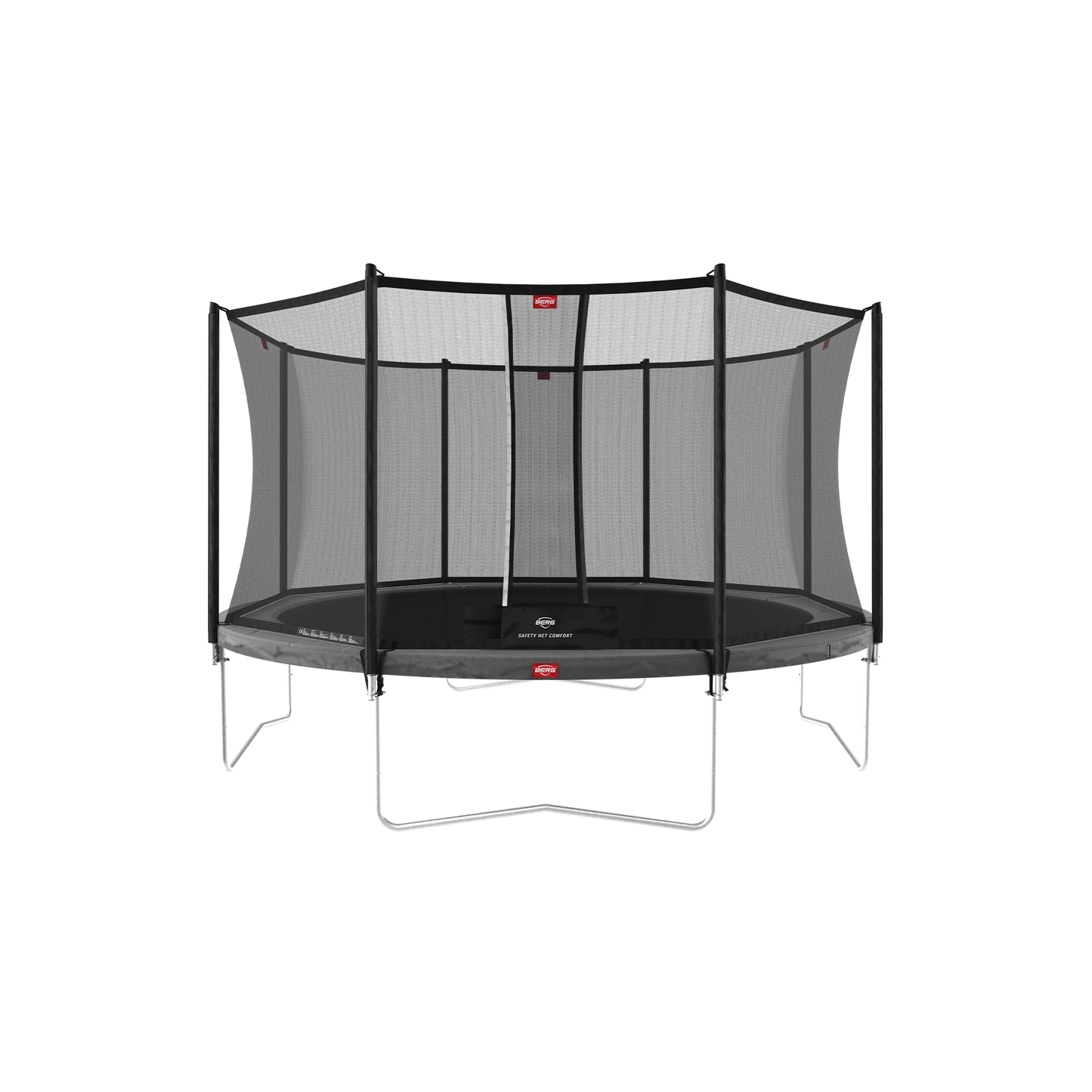 BERG Favorit Regular 430 Grå Trampolin + Safety Net Comfort