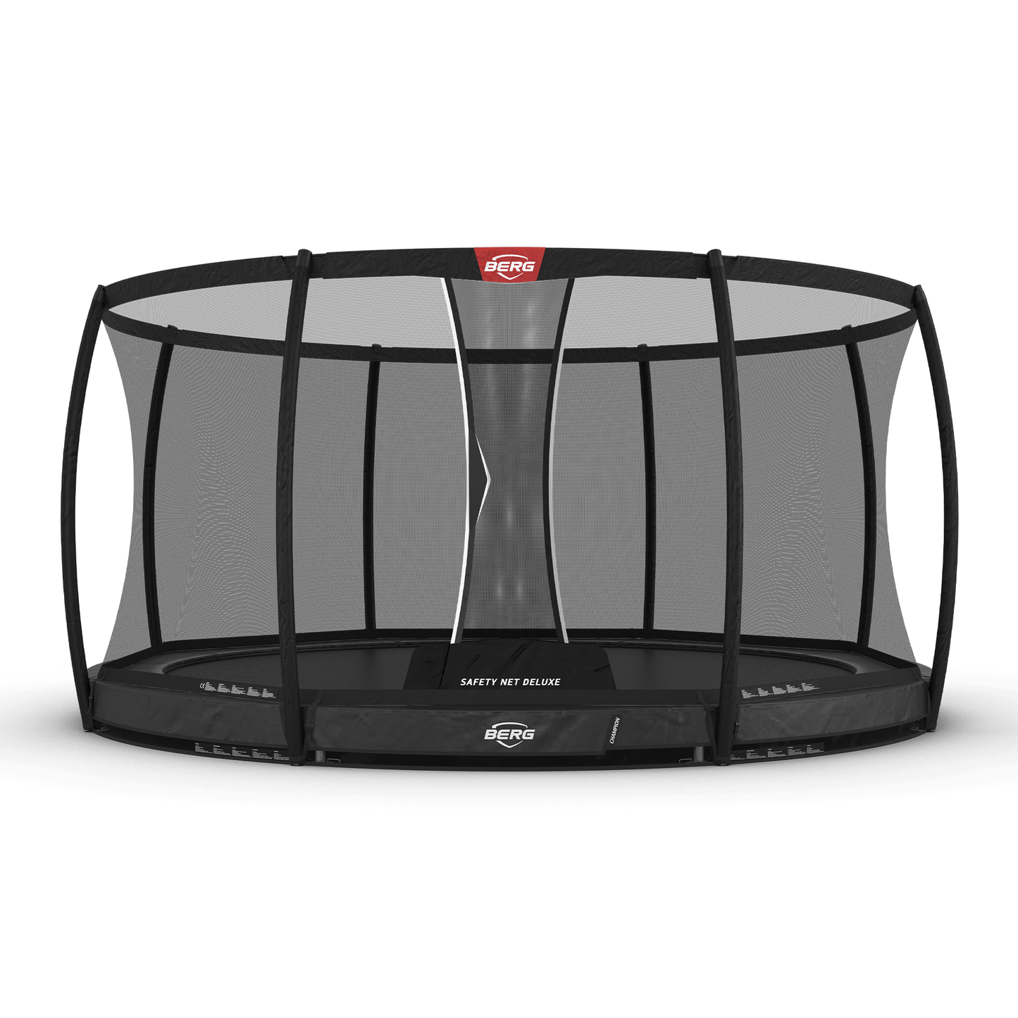 BERG Champion InGround 430 Grå Trampolin + Safety Net Deluxe