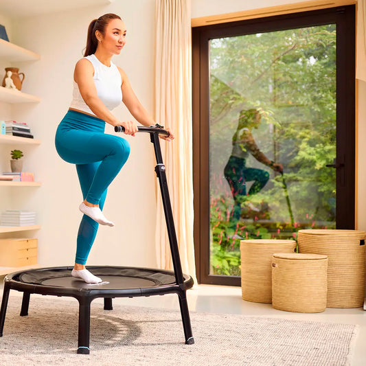 BERG Fitness Trampoline 110 Black + Handlebar
